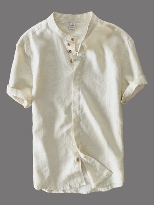 A Classic and Comfortable: Khaki Cotton Kurta Shirt for Men