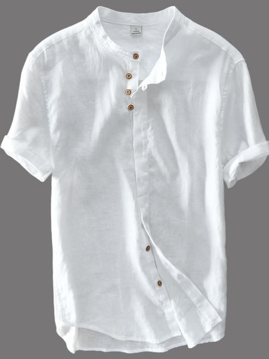 A Short Sleeve white kurta Shirts for Men